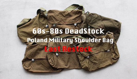 【60s-80s DeadStock Poland Military Shoulder Bag】Last Restock!!!! お問い合わせの非常に多いこちらも最後の再入荷です。