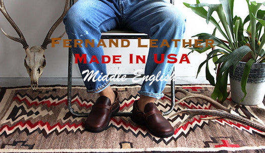 【Fernand Leather  / フェルナンドレザー 】Middle English.ハンドメイドの魅力が溢れる最高の1足。