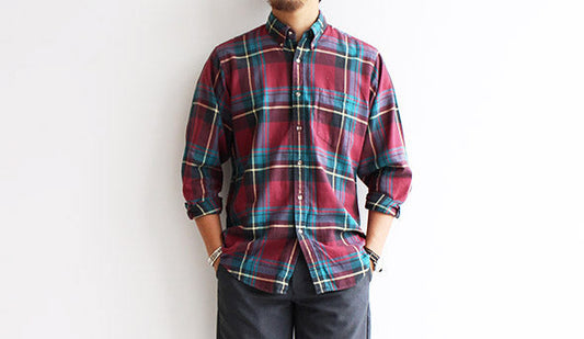 【80s Abercrombie & Fitch Check Shirts】抜群のカラーリングが魅力のオールシーズン対応の１枚。