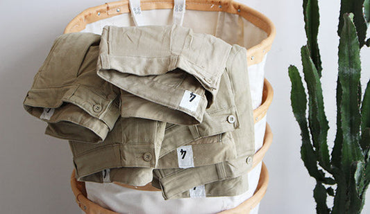 【50s Deadstock French Army Chino Shorts】ご好評のこちらも残りわずかに。この夏に是非。