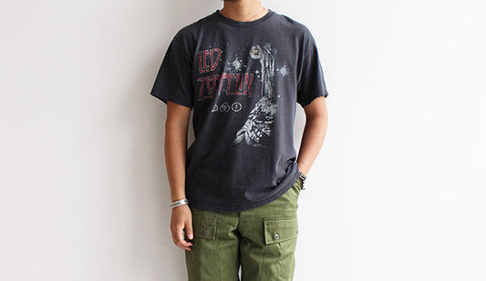 【90s Led Zeppelin T-Shirts】やれた風合いが抜群に雰囲気の良いバンドT。