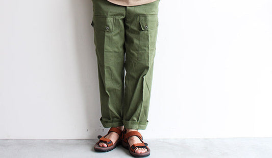 【70s－80s Deadstock  Australian Army Fatigue Trousers】Restock致しました。