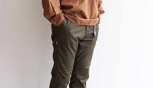 【THE NORTH FACE PURPLE LABEL /  ザ ノースフェイス パープルレーベル】 Stretch Twill Tapered Pants.秋冬らしい新色が登場です。