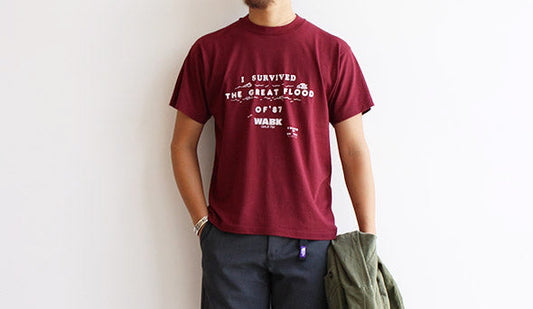 【80s SCREEN STARS T-Shirts】秋にも使える渋いカラーのヴィンテージTシャツ。