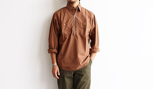 【THE NORTH FACE PURPLE LABEL / ザ ノースフェイス パープルレーベル】Zip Up Pullover Shirt.注目のプルオーバーシャツが入荷です。