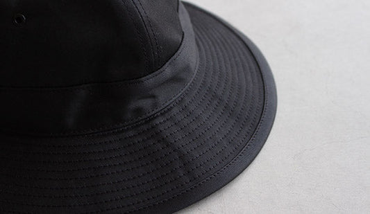 【orslow / オアスロウ】 U.S.NAVY HAT Black Moleskin。妖艶な色気を持つモールスキン。
