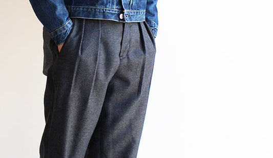 【STILL BY HAND / スティル バイ ハンド】2Tac Crazy pattern Wool Slacks.大人のクレイジーパターン。