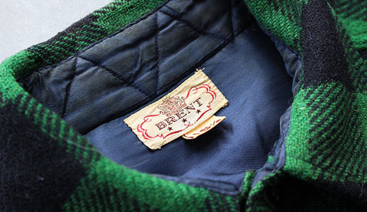 【VINTAGE】50s BRENT Flannel Shirts.カラーリングが魅力の古いウールネル。