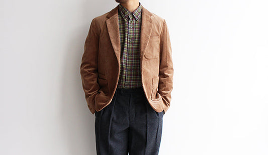 【A VONTADE / アボンタージ】Lounge Jacket -Supema Corduroy- クラシックな雰囲気溢れるテーラード。