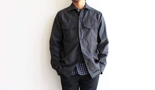 【orslow / オアスロウ】US Army Shirts.大人な品と色気を醸し出すブラックミリタリー。