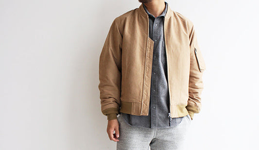 【nanamica / ナナミカ】Mole Skin MA1-Jacket.機能的で上品な大人のMA-1が届きました。