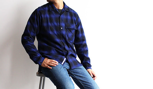 【nanamica / ナナミカ】Shirt Jacket.クラシカルなオンブレーチェックのシャツジャケット。