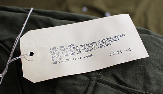 【1970s M-65 Filed Pants】フィールドパンツの名作M−65が冬に向けて再入荷です。