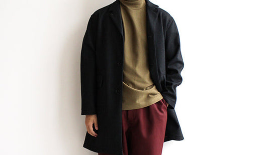 【STILL BY HAND / スティル バイ ハンド】Wool Jersey Bonding Coat.ボンディング生地を使った上品なコート。