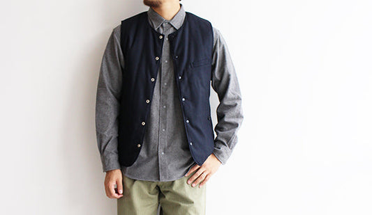 【STILL BY HAND / スティル バイ ハンド】Reversible Vest.両面楽しめる大人のリバーシブルベスト