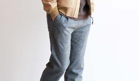 【STILL BY HAND / スティル バイ ハンド】Wool Jersey Pants.スラックスのような、スエットパンツのような。。。