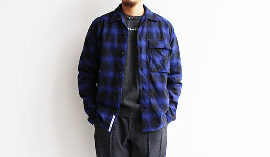 【nanamica / ナナミカ】Shirt Jacket.こちらもラスト１点に。幅広く活用できる1枚です。