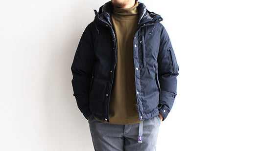 【THE NORTH FACE PURPLE LABEL / ノースフェイス パープルレーベル】 65/35 Mountain Short Down Parka.暖かさとシルエットの良さを兼ね備えたダウンジャケット