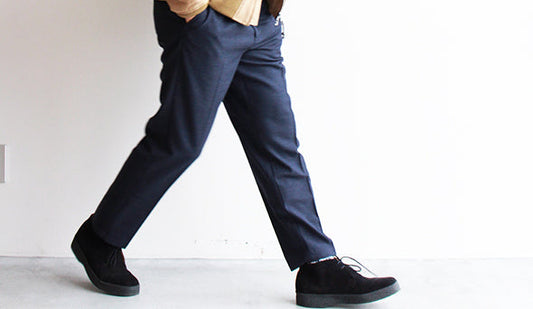 【STILL BY HAND / スティル バイ ハンド】Wool Tapered Slacks.春まで使える雰囲気の良いスラックス。