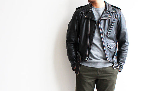 【VINTAGE】90s Schott Double Riders Jacket 『118』最高の革質を誇るショットの名作。