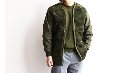 【90s Netherlands Boa Liner】&【00s Polish military Training Sweat】待望の再入荷です、是非、お早めに。