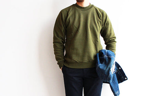 【DEADSTOCK】00s Polish military Training Sweat.独特なカラーが魅力的なミリタリースエット。