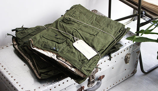 【M-65 Field Pants】フィールドパンツの名作が春に向けて入荷いたしました。