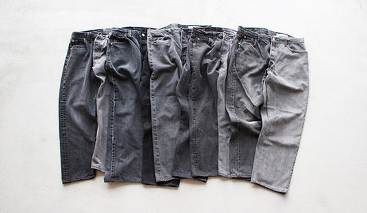 【Made By Sunny Side Up】2 for 1 Denim 『Black』が再入荷しております。