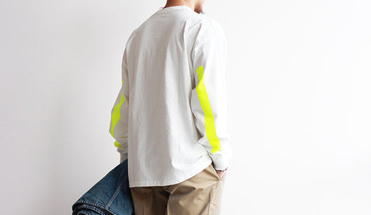 【Kaptain Sunshine / キャプテン サンシャイン】West Coast Long Sleeved Tee.今年らしいカラーで気分の上がる１枚。