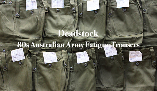 【Australian Army Fatigue Trousers】独特なディテールが目を引く隠れた名作。