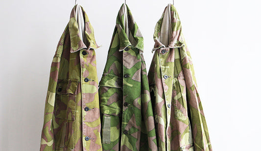 【VINTAGE】60-70s Finland Army Reversible Jacket.春先にオススメしたい希少でクールなデザインのミリタリージャケット。