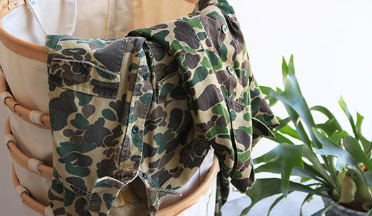 【VINTAGE】70-80s Duck Hunter Camo Jacket & Shirts.お好きな方も多いダックハンターカモが入荷です。