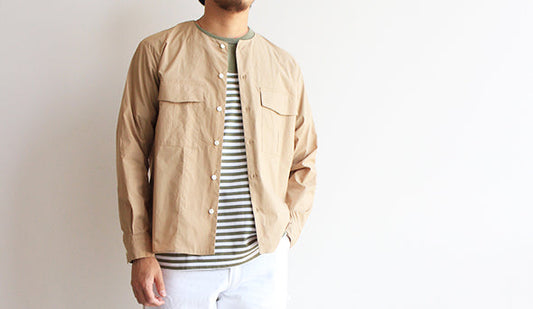 【STILL BY HAND / スティル バイ ハンド】W-Pocket Stretch Shirts.春に軽く羽織りたい上品な1枚。