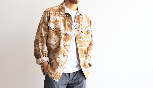 【VINTAGE】UK Army DPM Camo Jacketも残り数点に。春のオススメミリタリーです。
