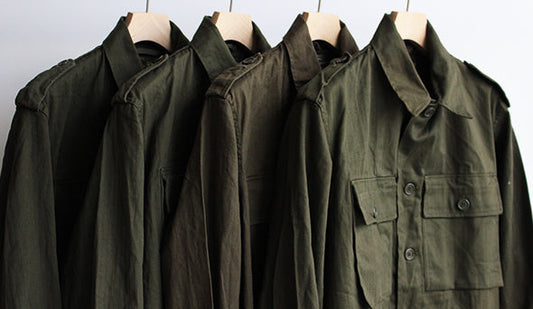 【VINTAGE】60-70s Netherlands Army HBT Jacket.ヘリンボーンの風合いが素晴らしいヴィンテージミリタリー。