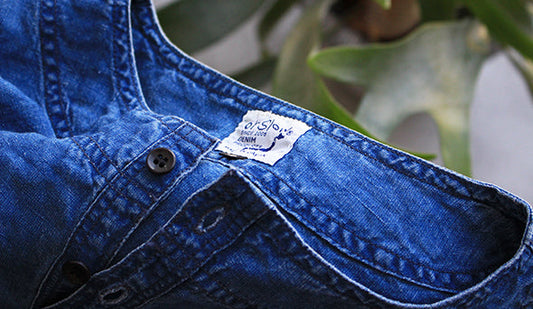 【orslow / オアスロウ】Indigo Pullover Shirts.インディゴにしかだせない奥深く、美しいブルー。