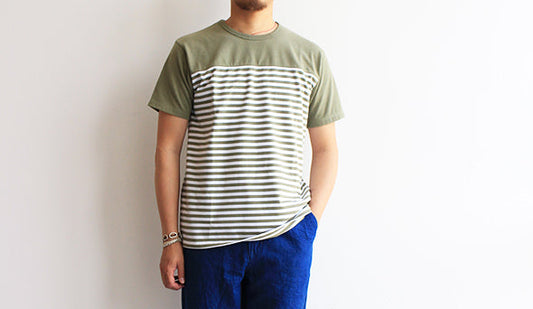 【nanamica / ナナミカ】 COOLMAX® Jersey Shoulder Panel Tee.人気の定番アイテムが新たなデザインで登場。