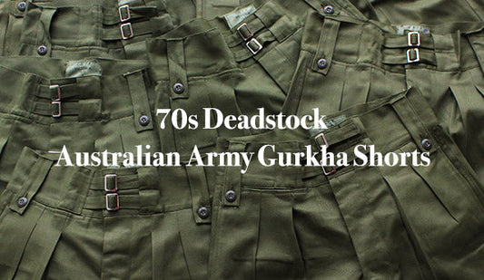 【DEADSTOCK】70s Australian Army Gurkha Shorts.夏に向けて、いよいよグルカ解禁です。