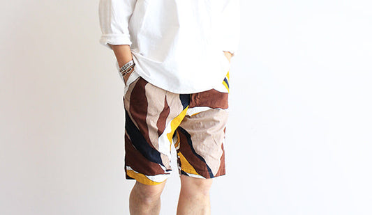 【orslow / オアスロウ】New Yorker Shorts "Print"独特な柄が良いアクセントになる１本。