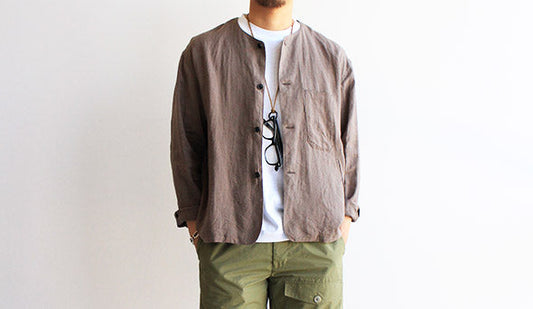 【STILL BY HAND / スティル バイ ハンド】Linen Shirts Cardigan.夏にも着れるリネンカーディガン。