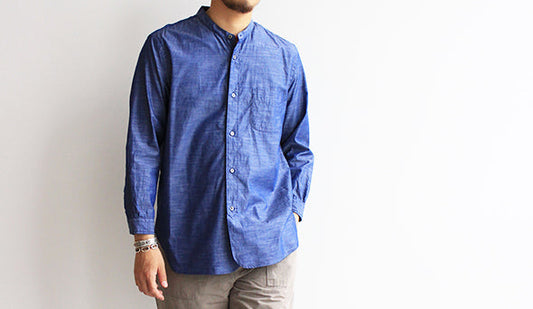 【STILL BY HAND】4/5 Sleeve Band Collar Shirts.ありそうでなかったセンスの良い８分丈。