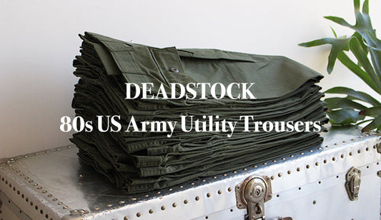 【DEADSTOCK】80s US Army Utility Trousers.品のあるスラックスのような雰囲気のヴィンテージミリタリー。
