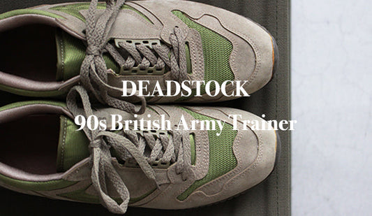 【DEADSTOCK】90s British Army Trainer.名作ミリタリートレーナーが入荷致しました。
