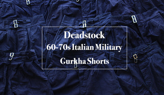 【DEADSTOCK】60-70s Italian Military Gurkha Shorts.上品で雰囲気のあるエッグプラントカラーのグルカショーツ。