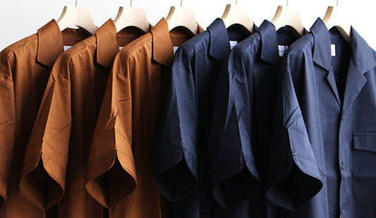 【FEW FABRICS】Single Cufss Open Collar Shirts.品の良いルーズシルエットが秀逸な1枚が入荷です。