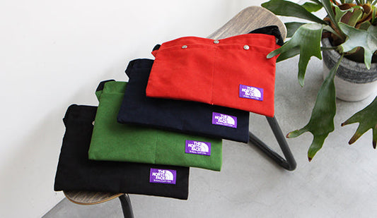 【THE NORTH FACE PURPLE LABEL 】Suede Shoulder Bag.人気のサコッシュタイプのショルダーバッグが入荷です。