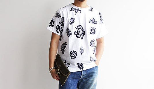 【THE NORTH FACE PURPLE LABEL / ノースフェイス パープルレーベル】Botanical Print H/S Tee.存在感抜群の1枚。