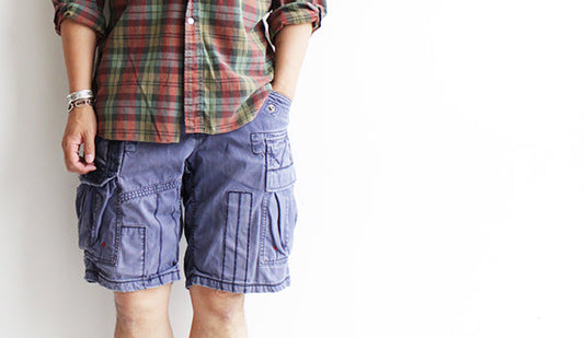 【VINTAGE】Polo Ralph Madras Check Shorts & M-65 Cargo Shorts.ラルフローレンの素晴らしいショーツ。