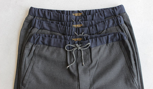【A VONTADE / ア ボンタージ】を代表するSlim Easy Slacks も入荷しております。