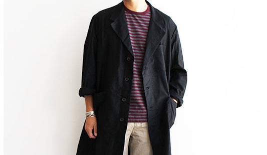 【DEADSTOCK】80s Italian Air Force Work Coat.モードな雰囲気を漂わせるミリタリーコート。